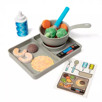 Melissa & Doug Simmer & Stir liesileikkisarja Water WOW Color Reveal -leikkiruoka-aterimilla, esikoululelu 3-vuotiaille