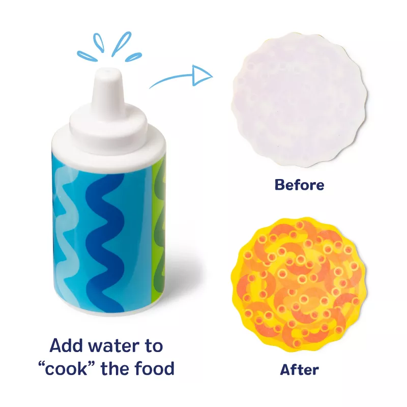 Melissa & Doug Simmer & Stir liesileikkisarja Water WOW Color Reveal -leikkiruoka-aterimilla, esikoululelu 3-vuotiaille