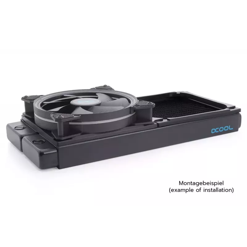 Jäähdytysjärjestelmä Alphacool 24831 silikoni musta 14 cm tuuletin