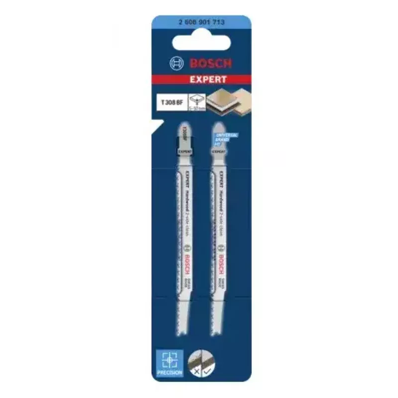 Pistosahanterä Bosch T 308 BF bimetaali 2 kpl leikkuupaksuus 5 cm