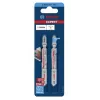 Pistosahanterä Bosch T128BHM Carbide 2 kpl laminaatille PVC:lle