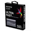 ADATA SE880 500 GB USB Type-C 3.2 Gen 2 (3.1 Gen 2) Wi-Fi harmaa