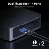 Ugreen DXP480T Plus NAS Desktop Intel® Core™ i5 8 GB DDR5 harmaa