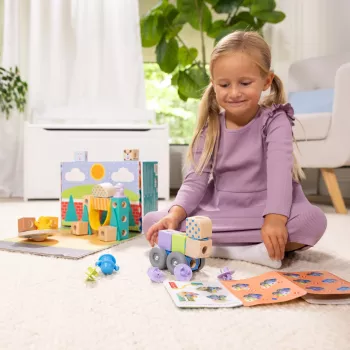 Melissa & Doug MDT BBN Blockables Town Pyst GML, 2 vuosi(a), 73 kpl, muovi, puu