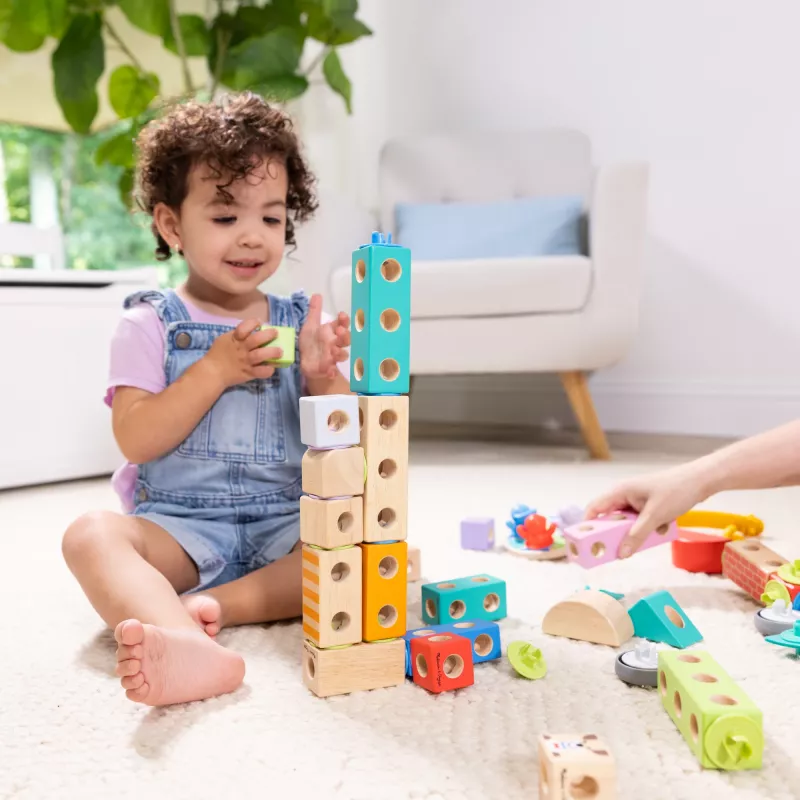 Melissa & Doug MDT BBN Blockables Town Pyst GML, 2 vuosi(a), 73 kpl, muovi, puu