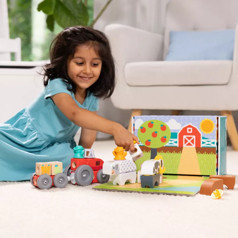 Melissa & Doug MDT BBN Blockables Farm GML, 2 vuosi(a), 56 kpl, muovi, puu
