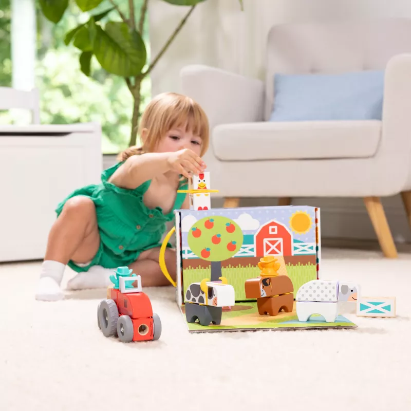 Melissa & Doug MDT BBN Blockables Farm GML, 2 vuosi(a), 56 kpl, muovi, puu