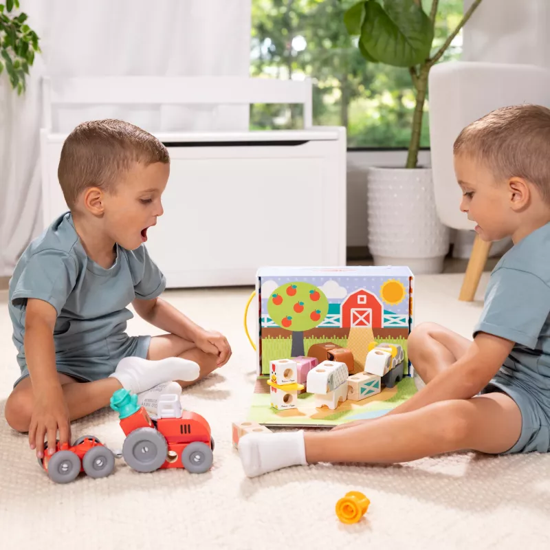 Melissa & Doug MDT BBN Blockables Farm GML, 2 vuosi(a), 56 kpl, muovi, puu