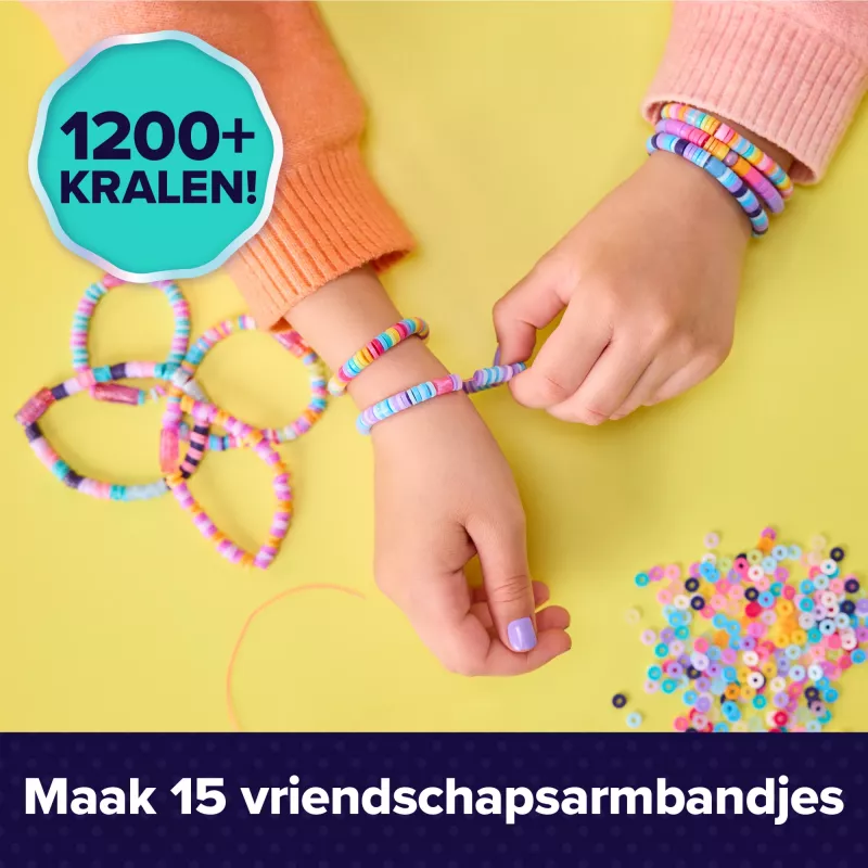 Rannekorun valmistussetti Spin Master Cool Maker Stack'd Heishi Bracelet Studio — askartelusetti Heishi-tyylisten rannekorujen valmistukseen