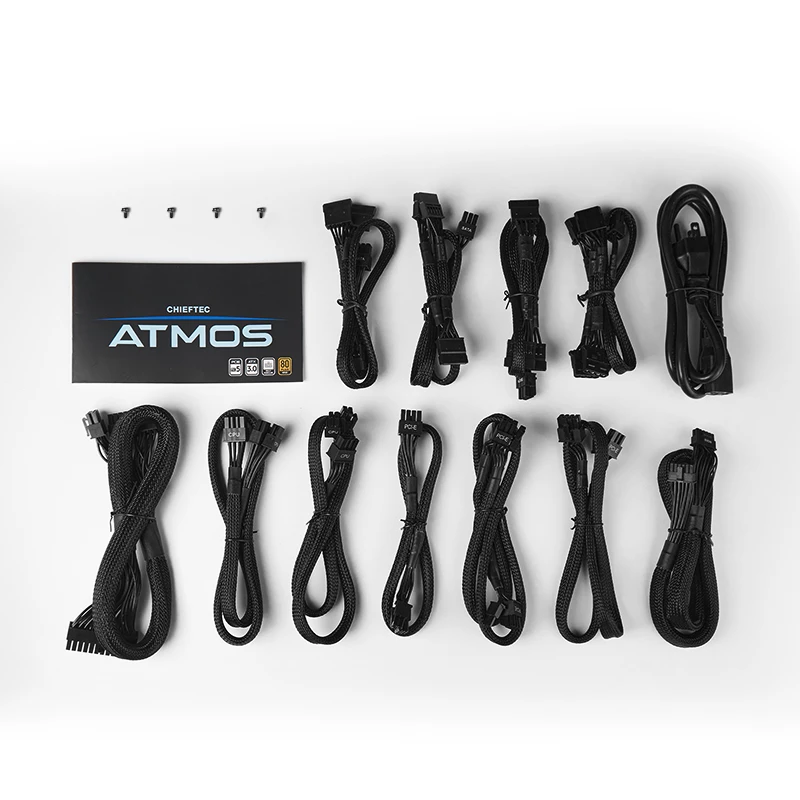 Chieftec Atmos virtalähde 750 W 20+4-nastainen ATX ATX musta