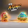 Moose Toys MrBeast Lab Swarms II Atomic 12 kpl:n pakkaus, 5 vuotta, monivärinen