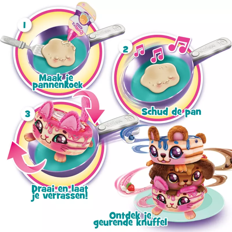 Moose Toys Cookeez Makery Pancake, leikkiruoka, 5 vuotta