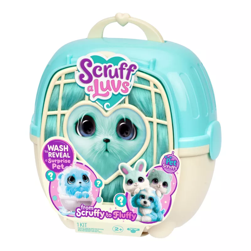 Scruff-a-Luvs Pet Scruffs yksittäispakkaus sininen pehmolelu