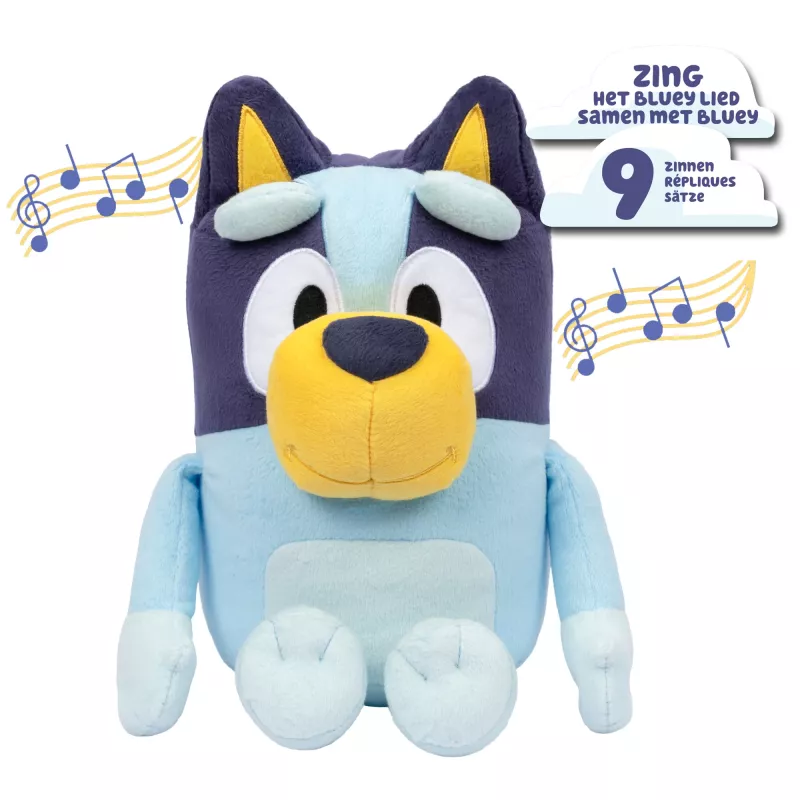 Moose Toys Pratende BLUEY, piirroshahmo, 3 vuotta, äänellä, AA, paristot sisältyvät