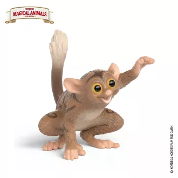 schleich Fitzgeraldo der Koboldmaki, 3 vuotta, monivärinen, muovi
