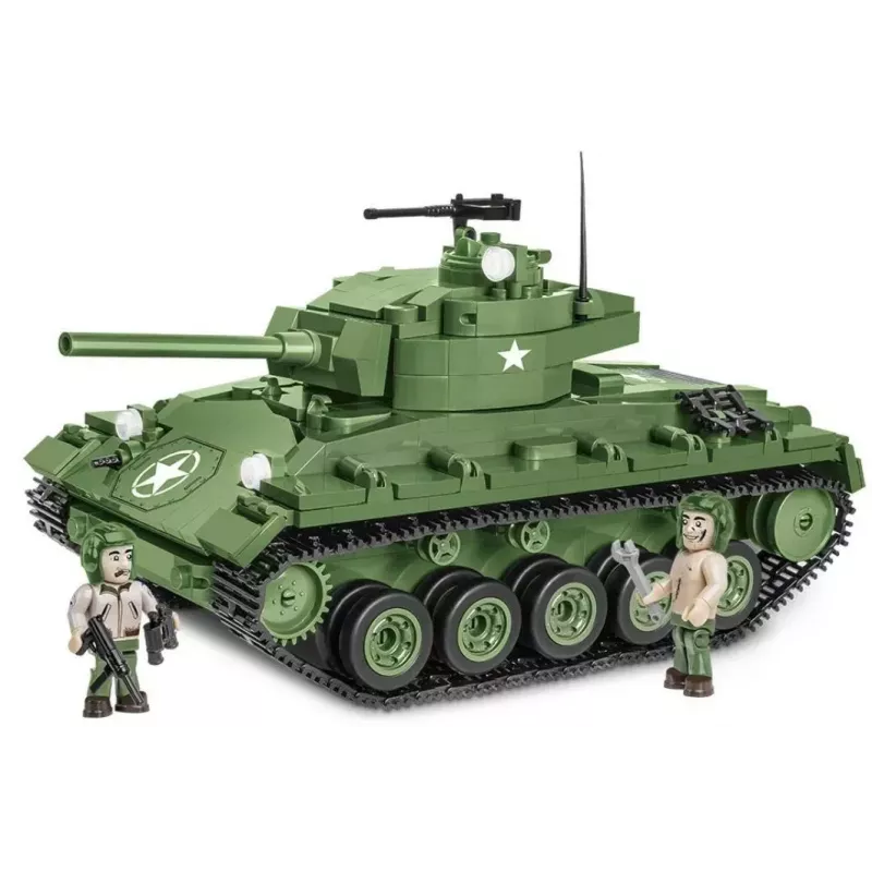 Rakennuspalikat panssarivaunu Cobi M24 Chaffee malli mittakaavassa 1:35, Cobi-2543