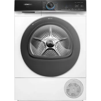 Siemens iQ700 WQ46B2D41 lämpöpumppukuivausrumpu vapaasti seisova edestä täytettävä 9 kg valkoinen