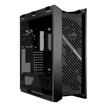 PC-kotelo ASUS ROG Strix Helios II Midi Tower — ATX/Midi Tower, karkaistu lasi, 420 mm GPU, 3x140 mm etutuulettimet, USB-C