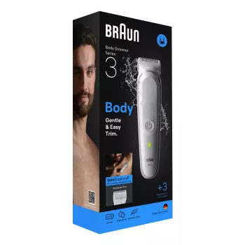 Braun Series 3 BG3530 vartalonmuotoilulaite/parranajokone harmaa