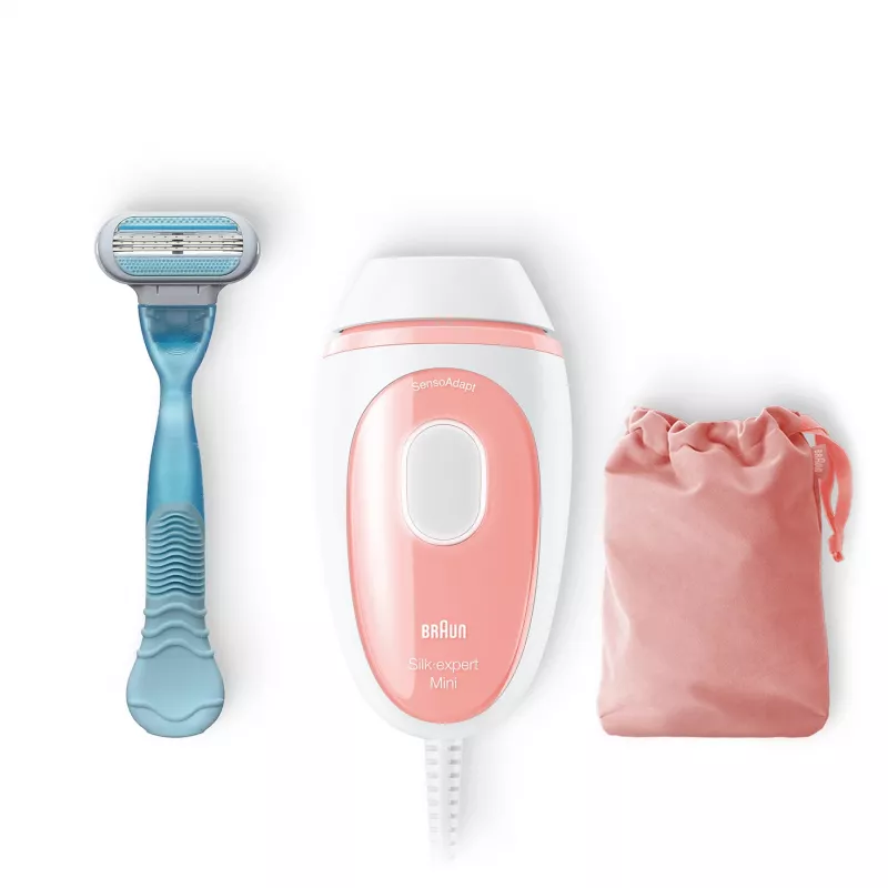 Braun Silk-expert Pro Silk-expert Mini Intense Pulsed Light (IPL) pinkki, valkoinen