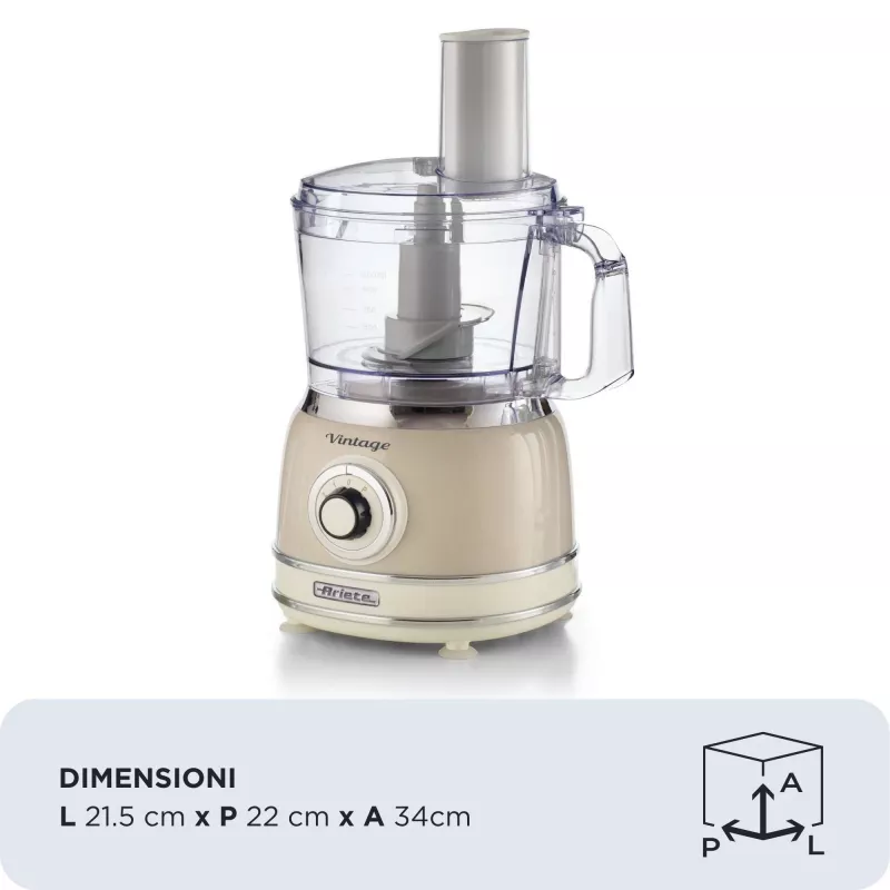 Ariete Vintage Line 1781/03 yleiskone 1000 W 2,1 l beige