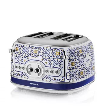 Leivänpaahdin ARIETE Capri 4 viipaletta, 1630 W, valkoinen/monivärinen
