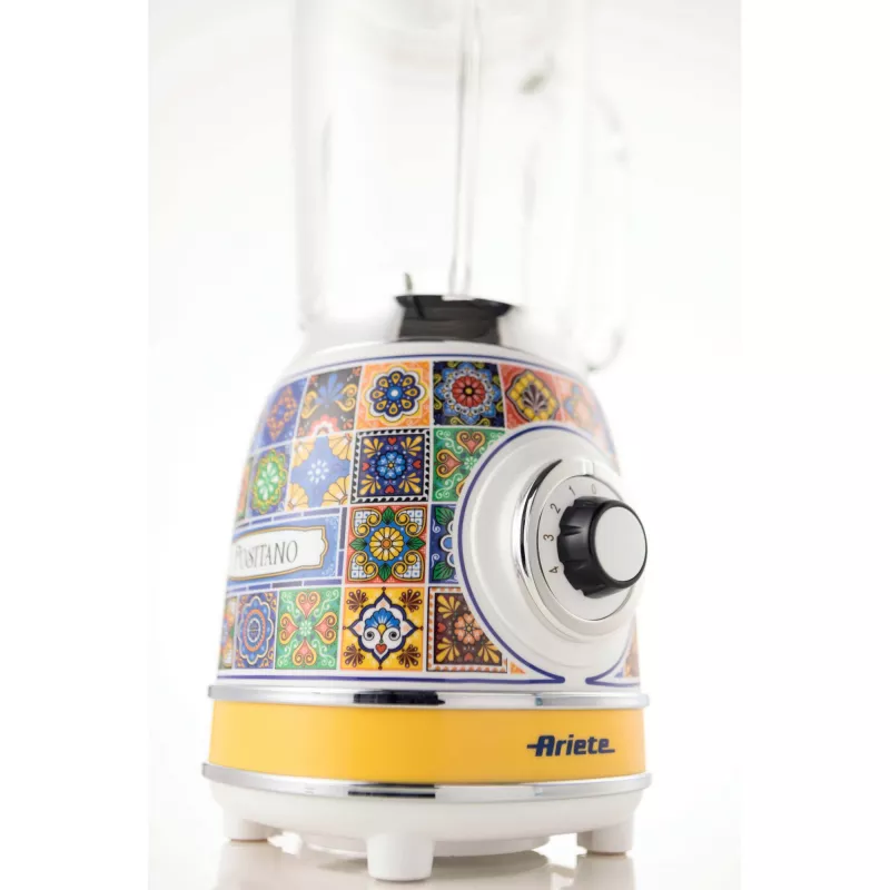 Ariete 583 Positano tehosekoitin 1,5 l lasikannulla, 4 ruostumatonta terää, 4 nopeutta + pulse, 1000 W