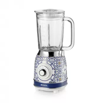 Ariete 583 Capri pöytätehosekoitin 1,5 l lasikannulla, 4 ruostumatonta terää, 4 nopeutta + pulssitoiminto, 1000 W