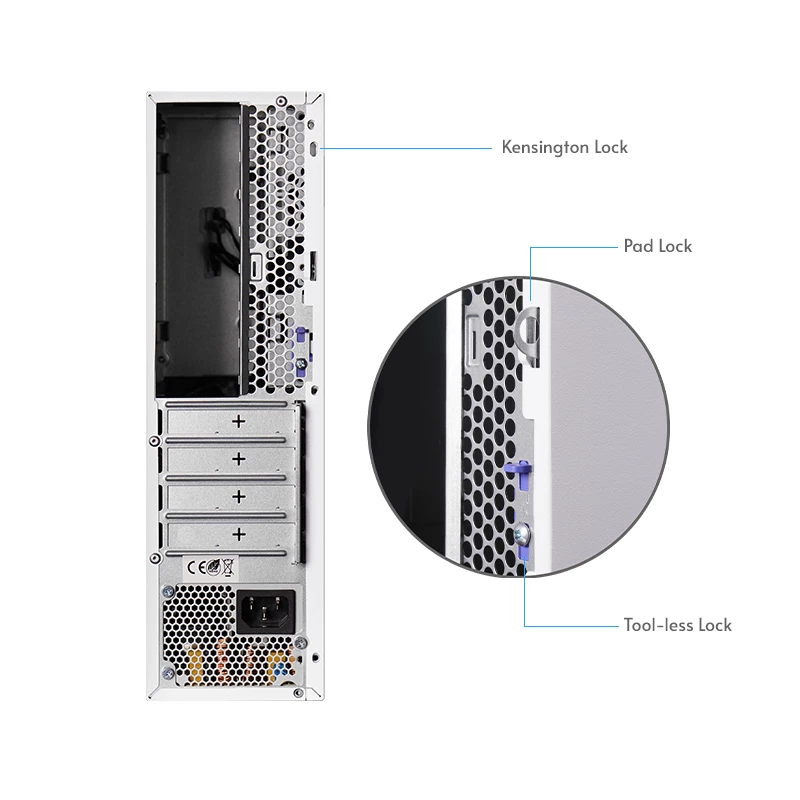 Chieftec BE-10W-300 tietokonekotelo Small Form Factor (SFF) valkoinen 300 W