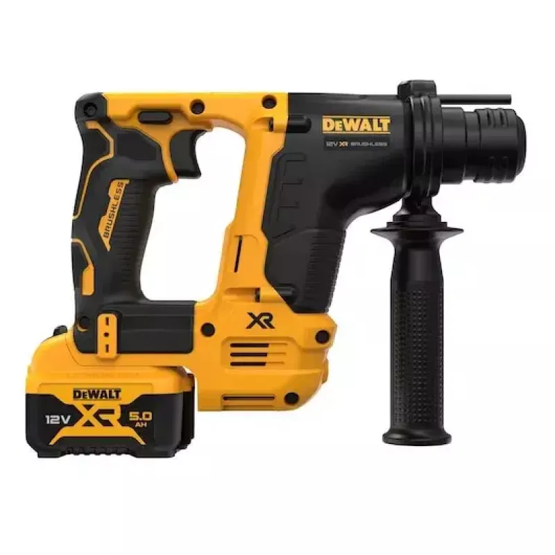 DeWalt DCH072P2-QW 12 V akkukäyttöinen SDS-plus-poravasara, 2 x 5,0 Ah