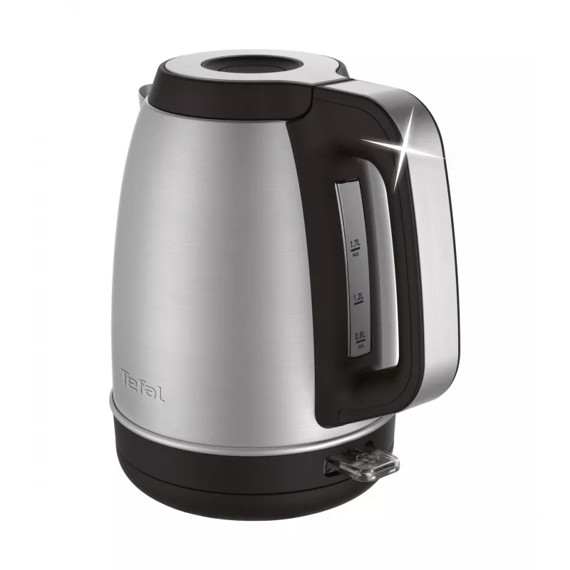 Tefal KI280D vedenkeitin 1,7 l 2 400 W musta, ruostumaton teräs