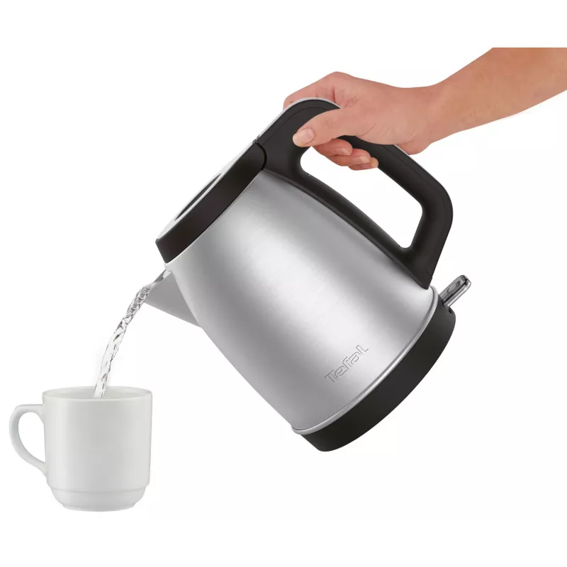 Tefal KI280D vedenkeitin 1,7 l 2 400 W musta, ruostumaton teräs