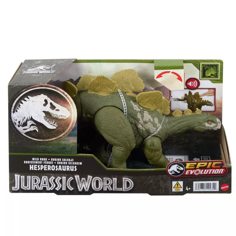Keräilytoimintahahmo Mattel Jurassic World WILD ROAR Hesperosaurus