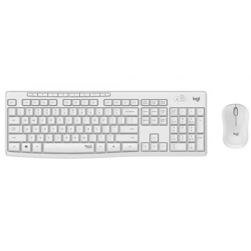Logitech MK295 Silent Wireless Combo näppäimistö RF Wireless QWERTY US International valkoinen