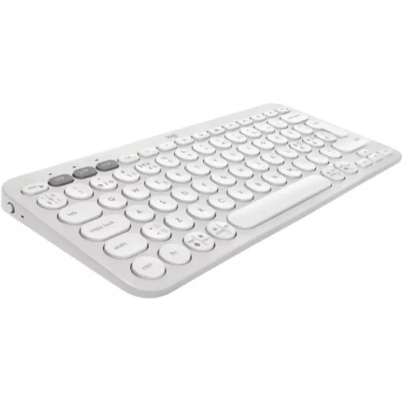 Logitech Pebble Keys 2 K380s näppäimistö yleiskäyttöinen RF Wireless Bluetooth QWERTY tanska suomi norja ruotsi valkoinen