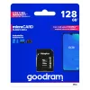 MicroSDXC flash-muisti GOODRAM 128GB UHS‑I Class 10 (luku 100 MB/s, kirjoitus 10 MB/s) SD-sovittimella