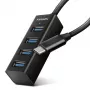 Pienoismalli metallinen USB-C 3.2 Gen 1 -keskitin AXAGON HUE-M1C
