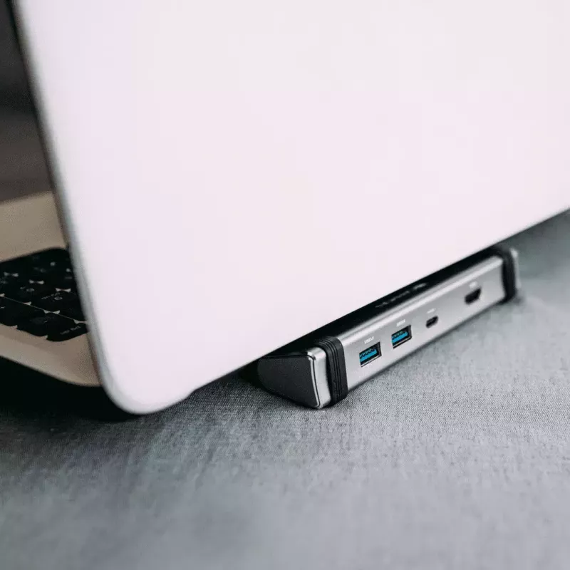 Canyon DS-3 CNS-TDS03DG 4-in-1 USB-C-keskitin, HDMI, 2x USB 3.0, USB-C PD 60W, Space Grey