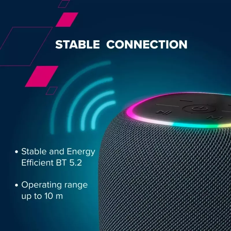 Canyon BSP-8 kannettava Bluetooth-kaiutin, 10 W, punainen