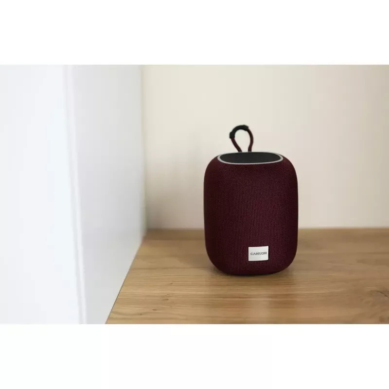 Canyon BSP-8 kannettava Bluetooth-kaiutin, 10 W, punainen