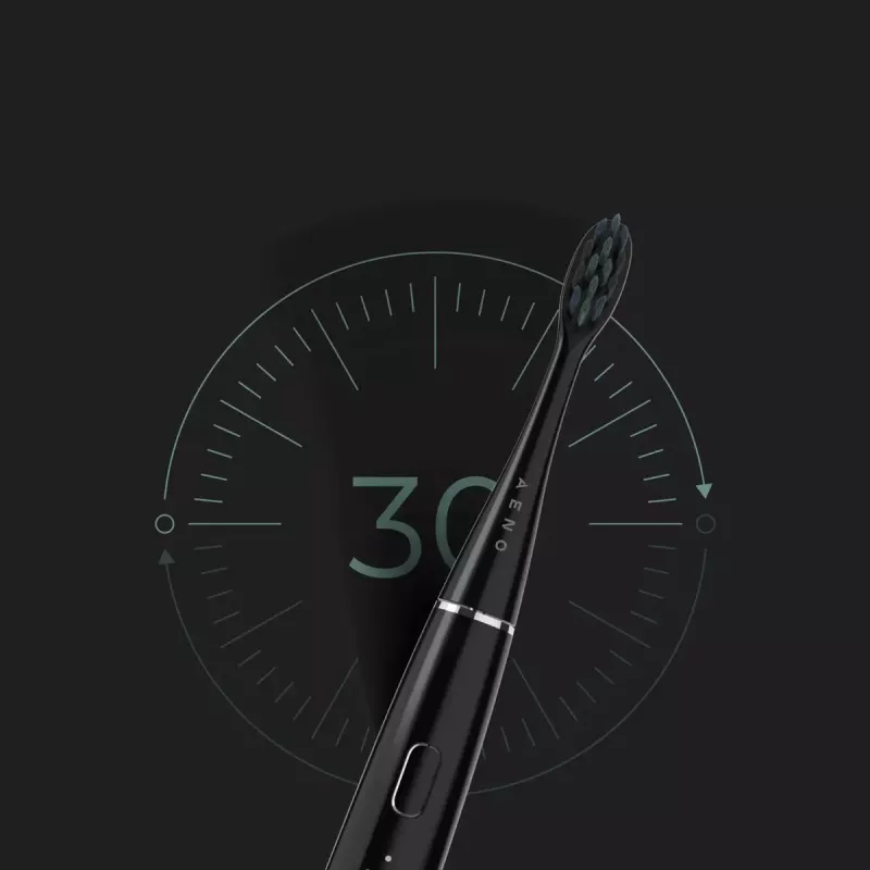 Sonic sähköhammasharja AENO DB2S musta 4 tilaa 46000rpm