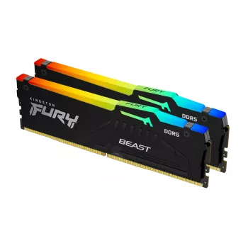 Kingston Technology FURY Beast 32GB 6400MT/s DDR5 CL32 DIMM (2 kpl:n pakkaus) RGB EXPO