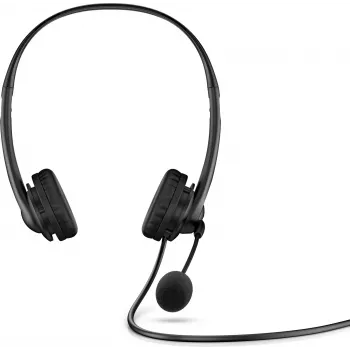 HP Stereo USB Headset G2, johdollinen, toimisto/callcenter, 90 g, kuulokemikrofoni, musta