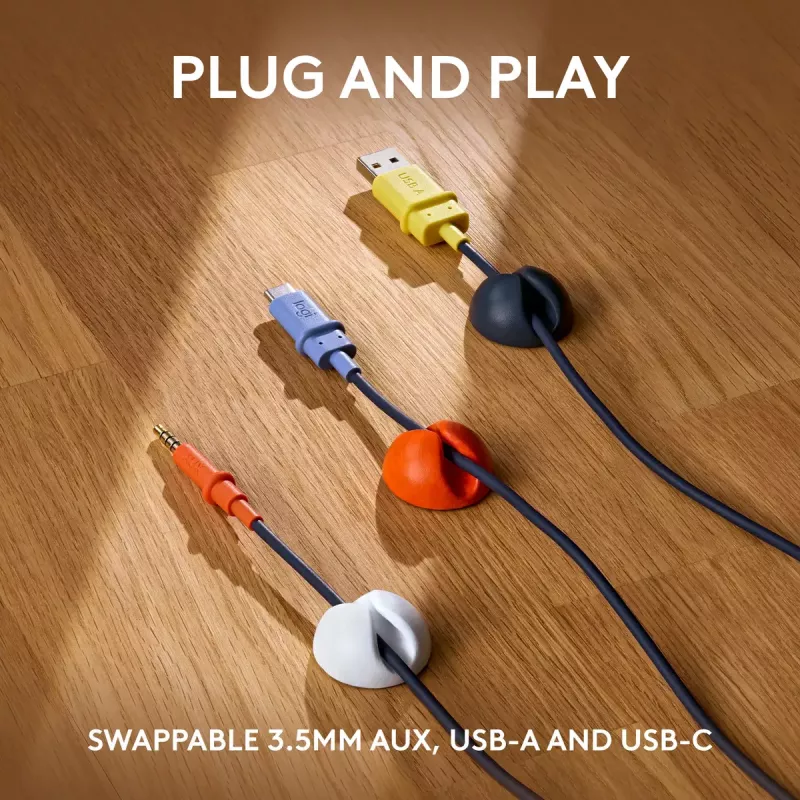 Kuulokemikrofoni Logitech Zone Learn On Ear 3,5 mm plugi