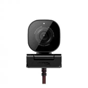 HyperX Vision S -web-kamera, musta, Windows 10, Windows 11, Mac OS X 10.10 Yosemite, MacOS, ChromeOS, 45 mm, 93,3 mm