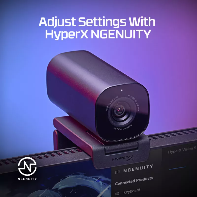 HyperX Vision S 75X30AA web-kamera, panorointi/kallistus