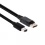 Club 3D CAC-2163 Mini DisplayPort - DisplayPort 1.2 HBR2 -kaapeli, uros/uros, 2 m (6,56 ft), 4K60Hz