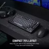 Mekaaninen pelinäppäimistö Corsair K65 PLUS WIRELESS RGB Wireless USB musta