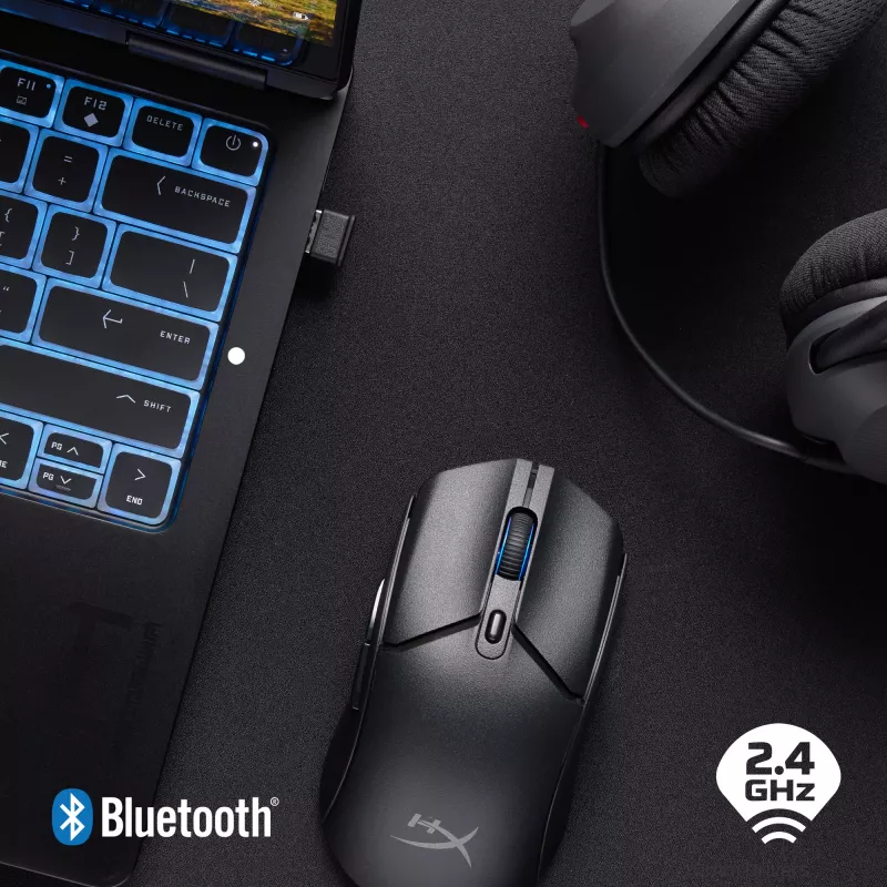 HyperX Pulsefire Haste 2 Core Wls – pelihiiri (musta/musta)