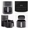 Hisense HAF1900D kuumailmakeitin, 7 l, 1800 W, 200 °C, 10 ohjelmaa